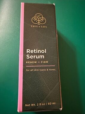 Tree of Life Renew + Firm 2 oz 60 ml Retinol Serum NIB Made in USA Wrinkle spots